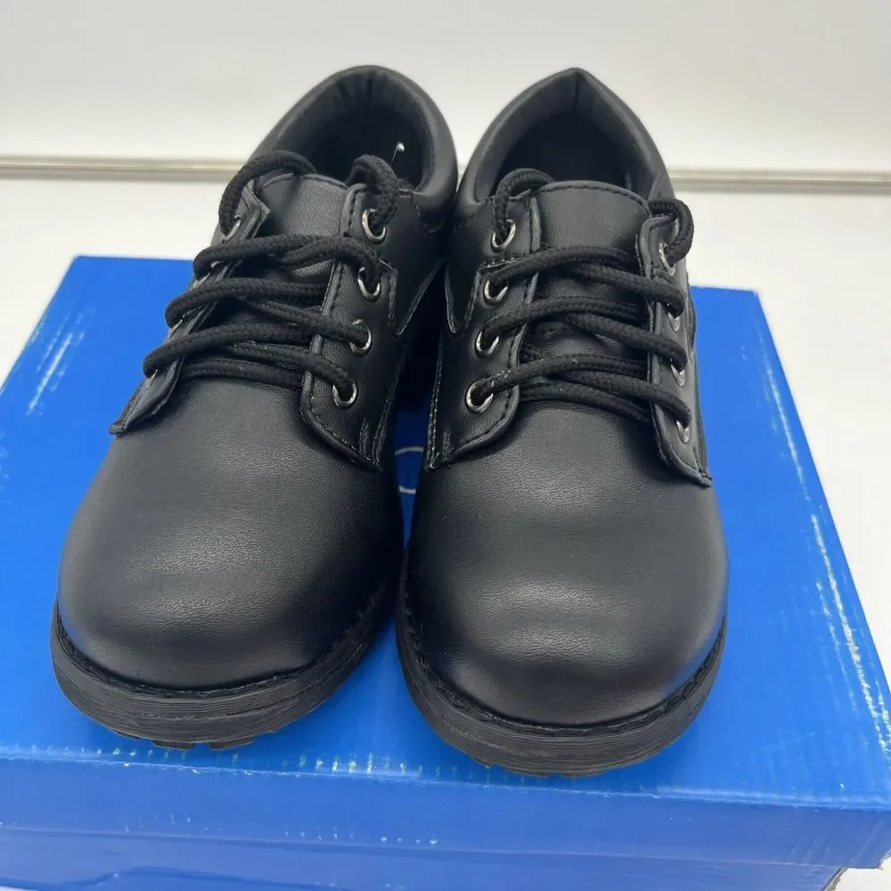 Cane Comfort Little Boys Black Dress Shoes Church School‎ Size 12.5 Read Desc